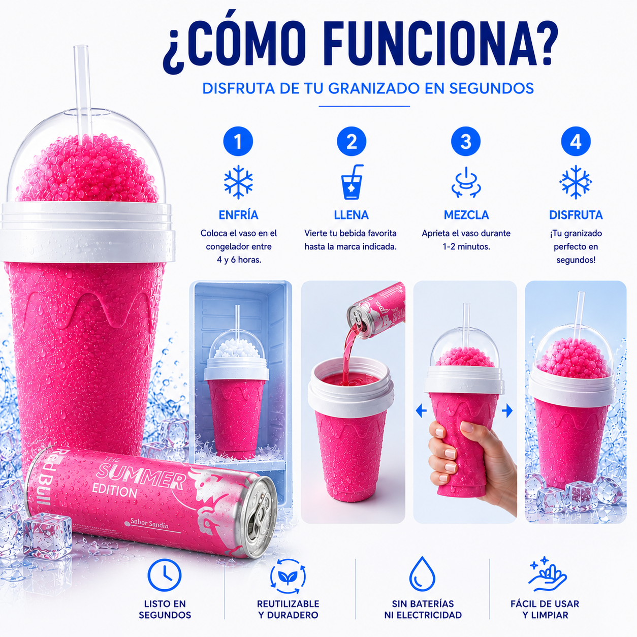 Vaso Mágico para Granizados