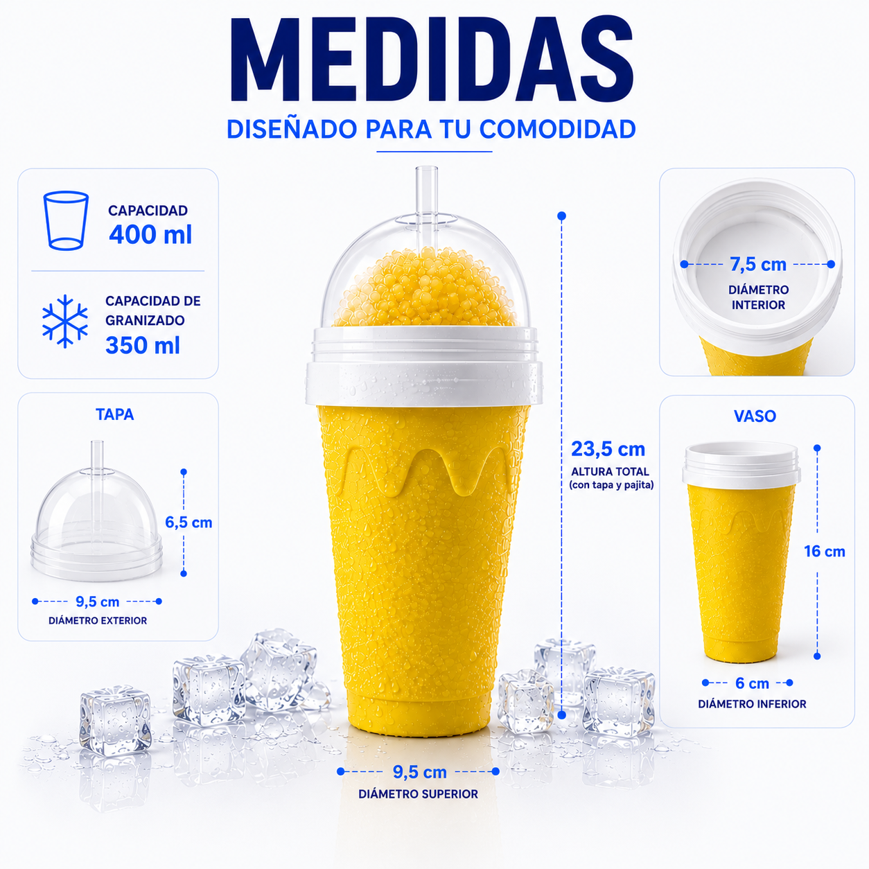 Vaso Mágico para Granizados