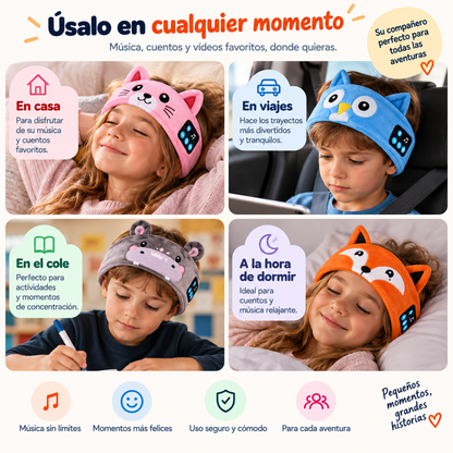 Diadema Bluetooth de Niños para Dormir
