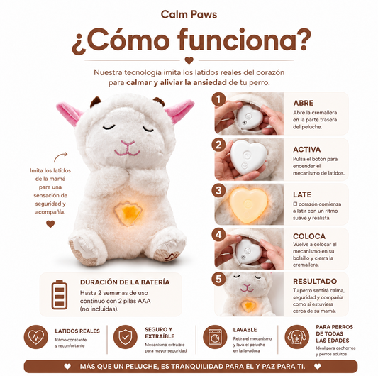 Peluche Calmante con Latidos Perro